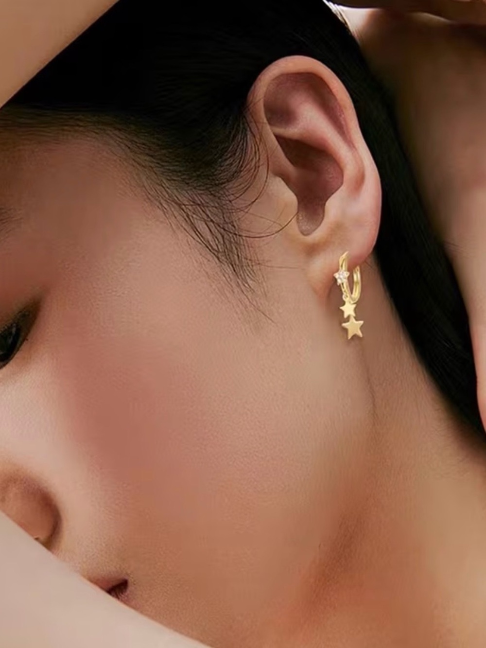 Stars Hoop Earrings